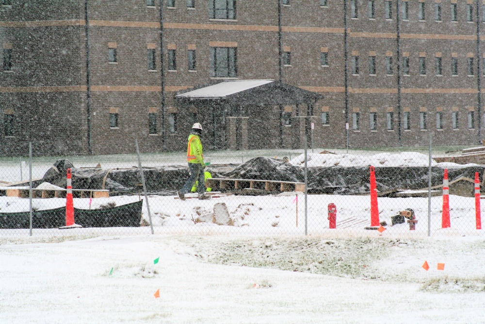 November 2022 construction operations of $11.96 million transient training brigade headquarters at Fort McCoy