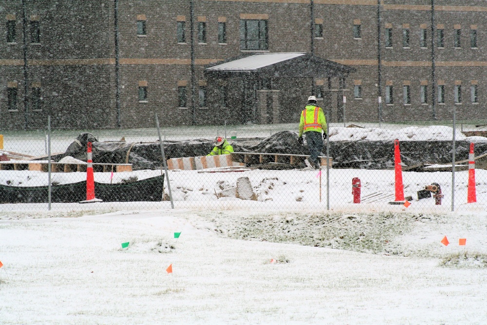 November 2022 construction operations of $11.96 million transient training brigade headquarters at Fort McCoy