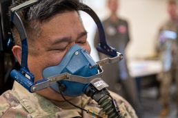 Yokota enhances flying mission with hypoxia familiarization trainer