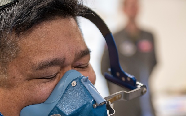 Yokota enhances flying mission with hypoxia familiarization trainer