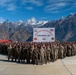 US and Indian Soldiers Pose for Yudh Abhyas Opening Ceremony