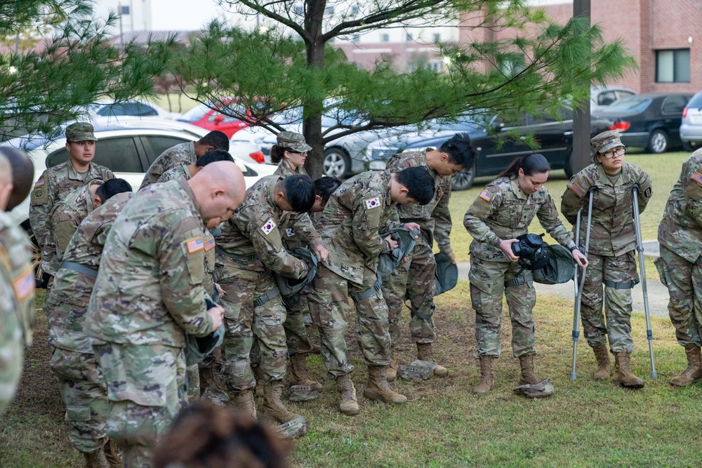 HHC soldiers conducted Chemical, Biological, Radiological, and Nuclear training