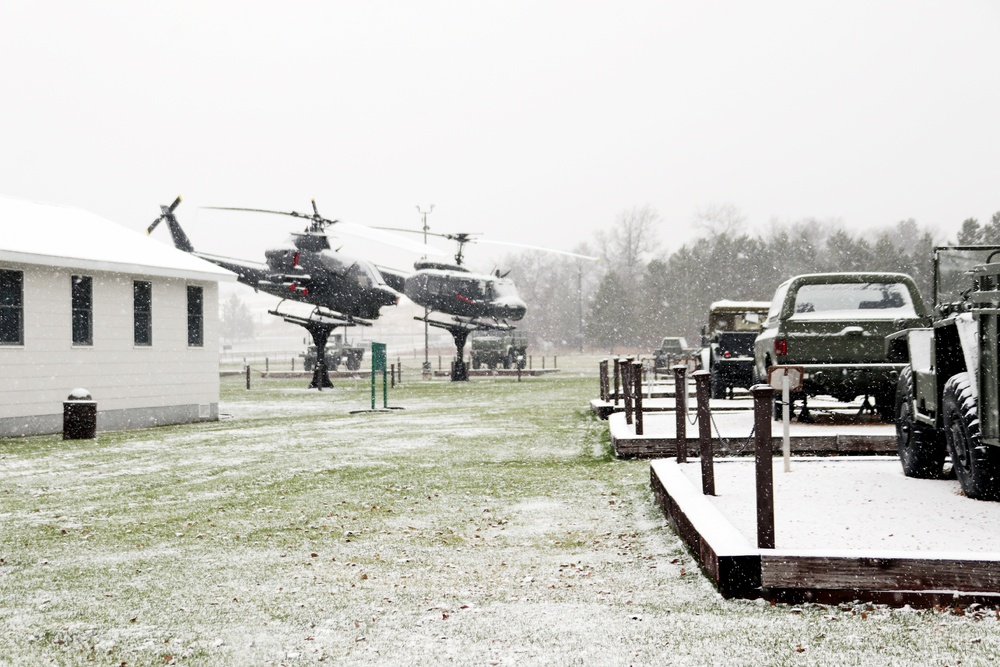 Fort McCoy's Equipment Park in Historic Commemorative Area