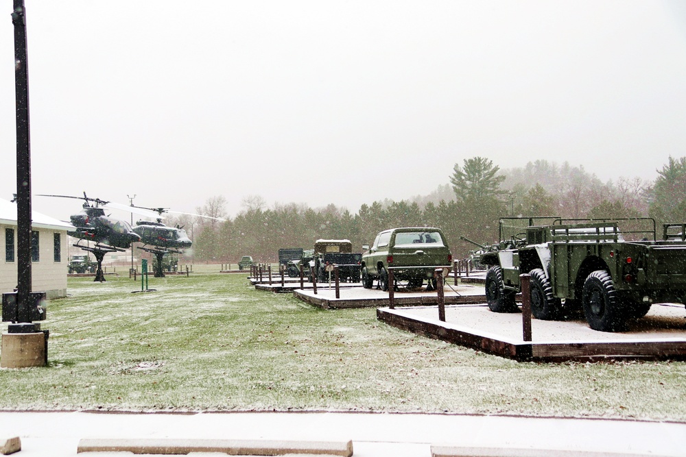 Fort McCoy's Equipment Park in Historic Commemorative Area