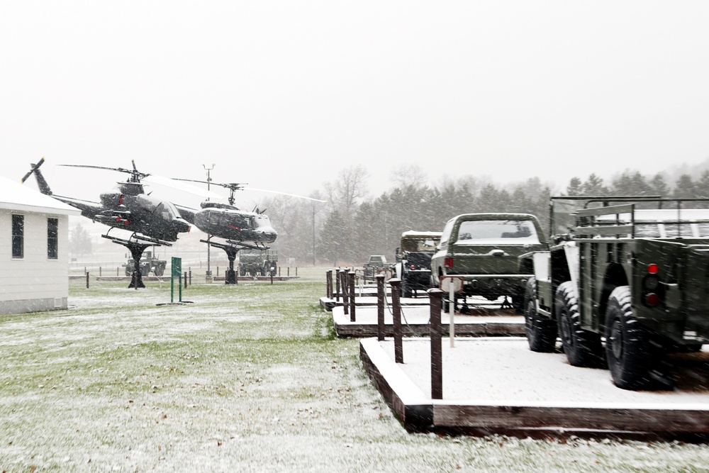 Fort McCoy's Equipment Park in Historic Commemorative Area