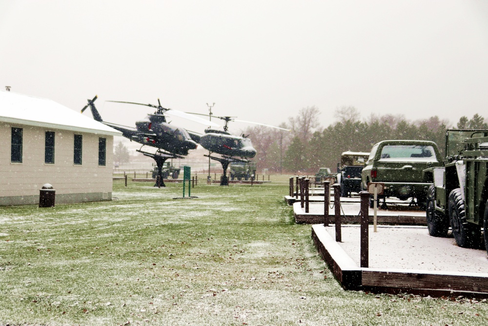 Fort McCoy's Equipment Park in Historic Commemorative Area