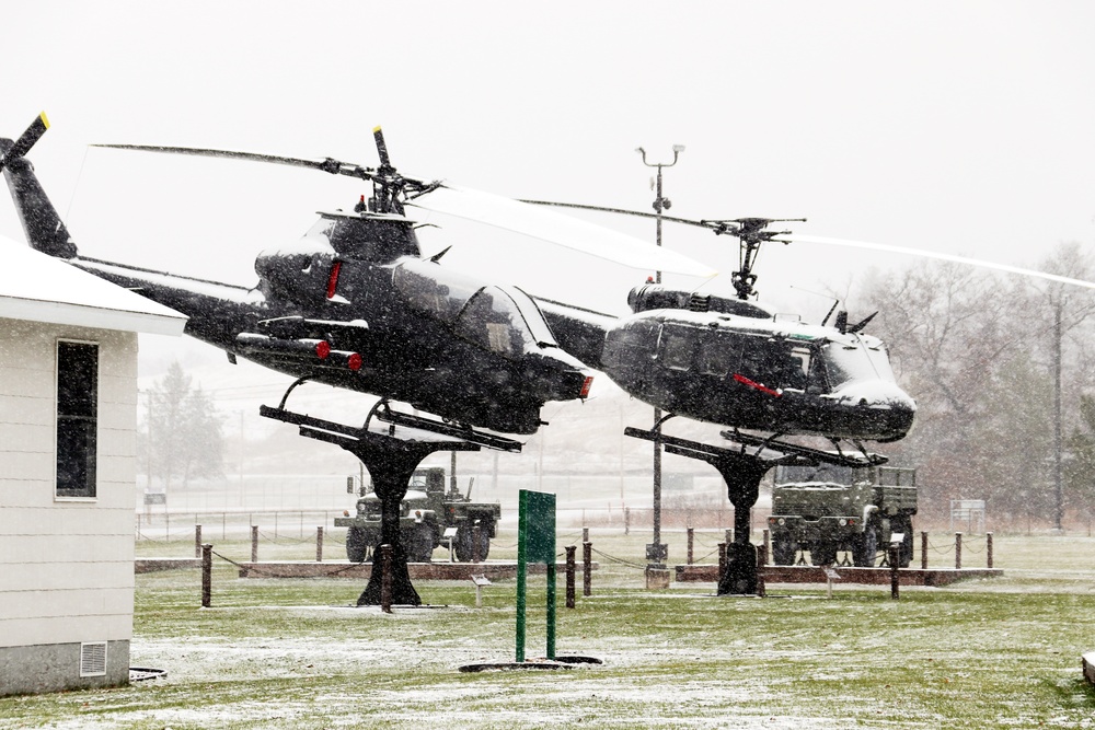 Fort McCoy's Equipment Park in Historic Commemorative Area