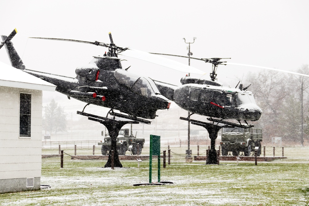 Fort McCoy's Equipment Park in Historic Commemorative Area