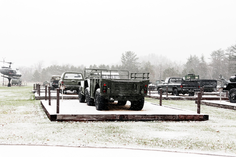 Fort McCoy's Equipment Park in Historic Commemorative Area