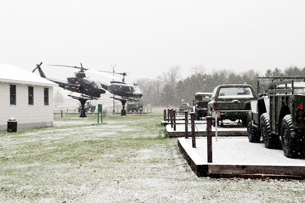 Fort McCoy's Equipment Park in Historic Commemorative Area