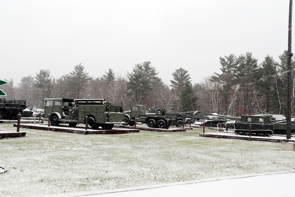 Fort McCoy's Equipment Park in Historic Commemorative Area