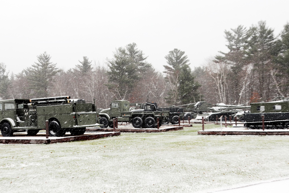 Fort McCoy's Equipment Park in Historic Commemorative Area