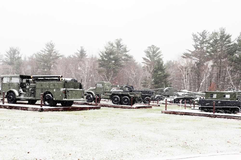 Fort McCoy's Equipment Park in Historic Commemorative Area