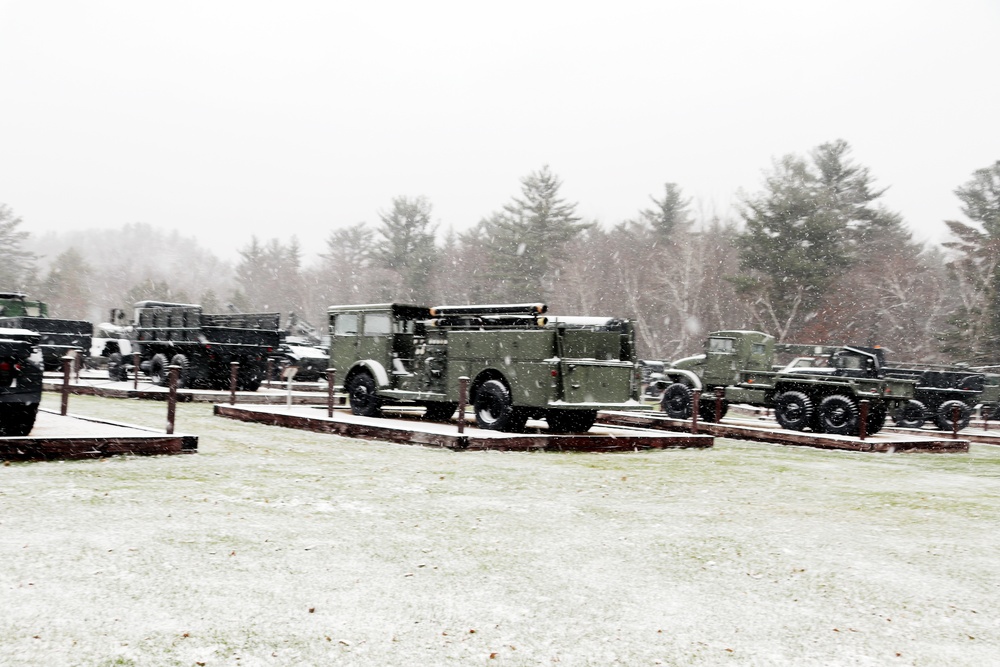 Fort McCoy's Equipment Park in Historic Commemorative Area