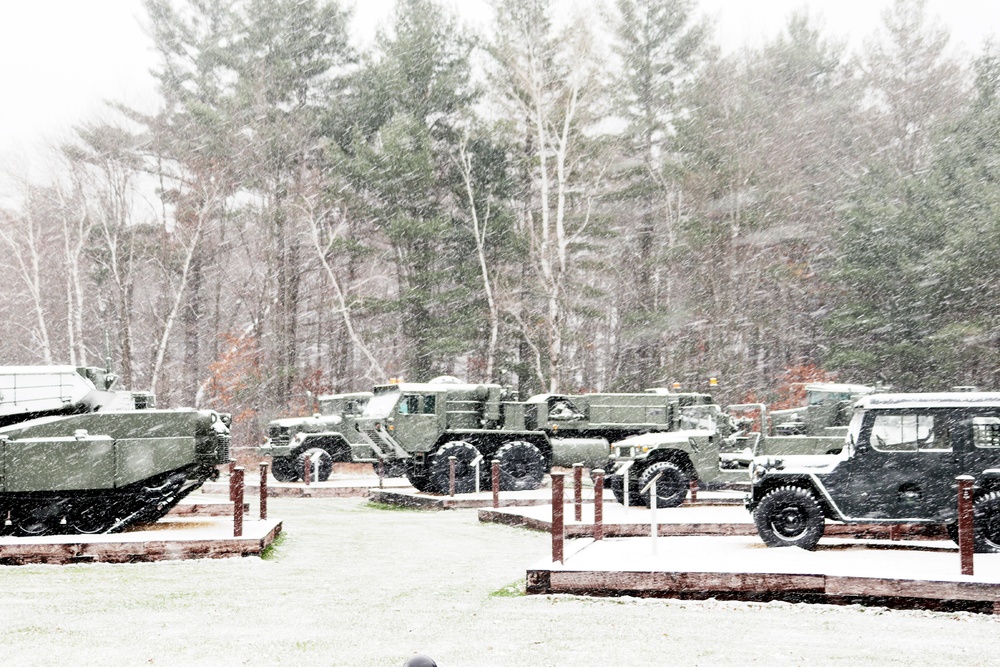 Fort McCoy's Equipment Park in Historic Commemorative Area