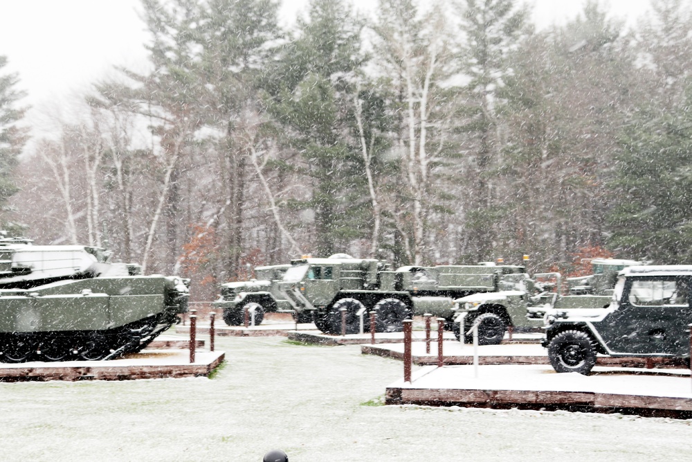 Fort McCoy's Equipment Park in Historic Commemorative Area