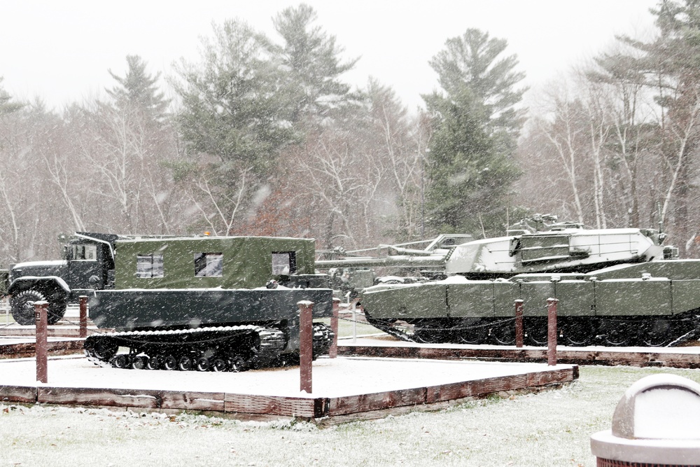 Fort McCoy's Equipment Park in Historic Commemorative Area