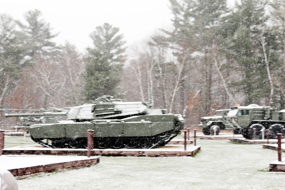 Fort McCoy's Equipment Park in Historic Commemorative Area