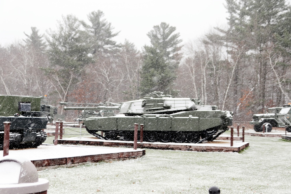 Fort McCoy's Equipment Park in Historic Commemorative Area