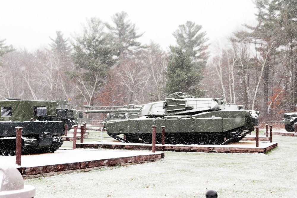 Fort McCoy's Equipment Park in Historic Commemorative Area