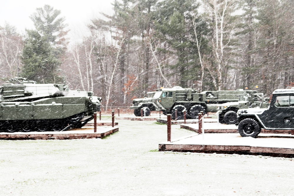 Fort McCoy's Equipment Park in Historic Commemorative Area