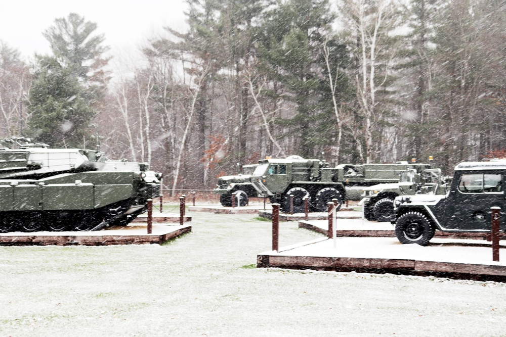 Fort McCoy's Equipment Park in Historic Commemorative Area