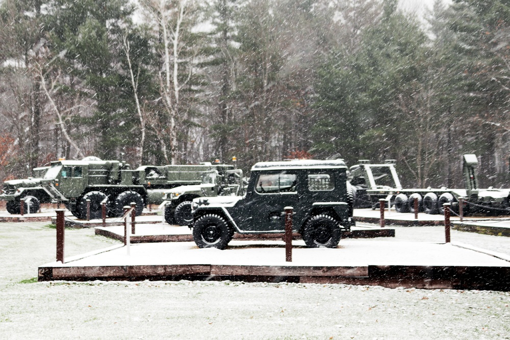 Fort McCoy's Equipment Park in Historic Commemorative Area