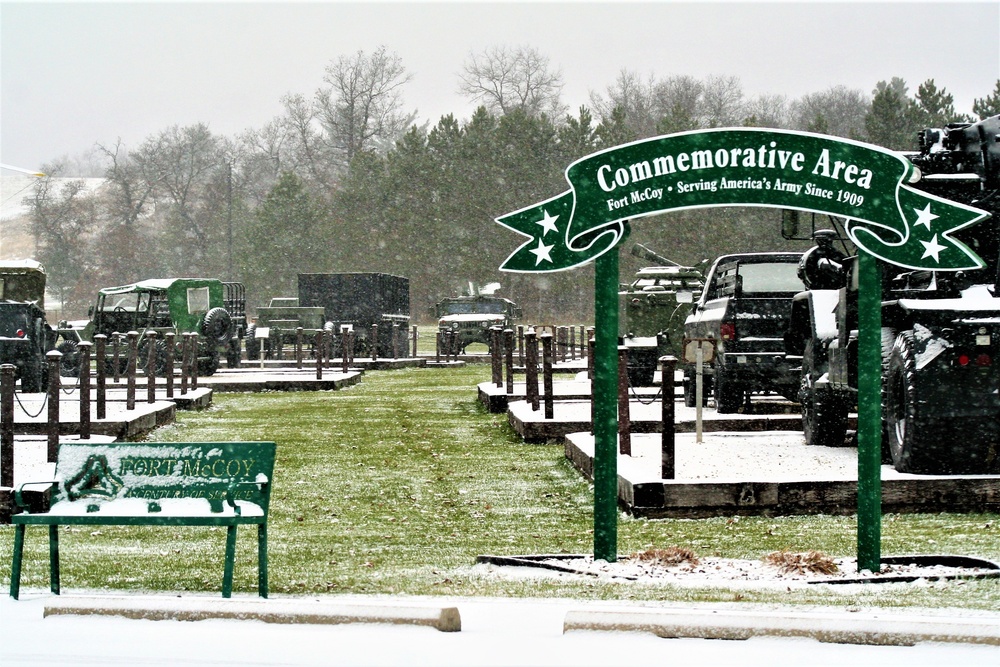 Fort McCoy's Equipment Park in Historic Commemorative Area