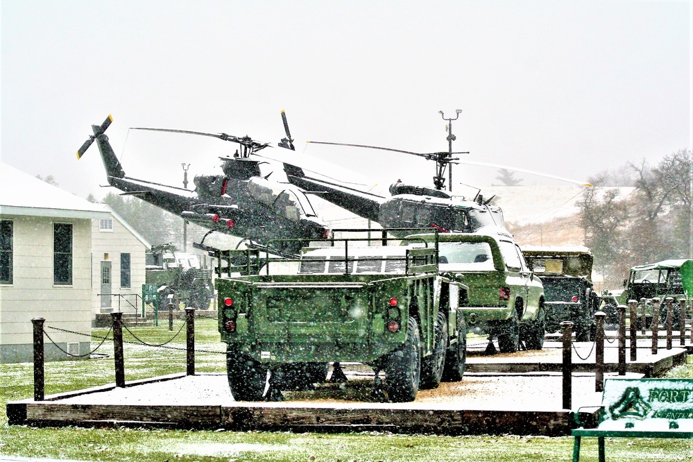 Fort McCoy's Equipment Park in Historic Commemorative Area