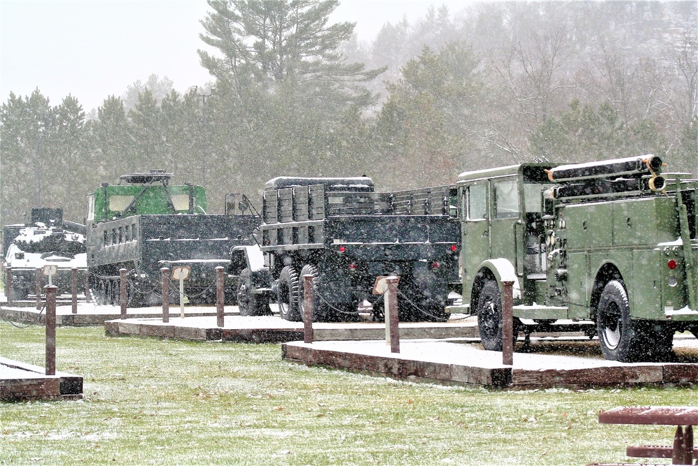 Fort McCoy's Equipment Park in Historic Commemorative Area