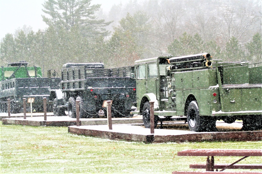 Fort McCoy's Equipment Park in Historic Commemorative Area