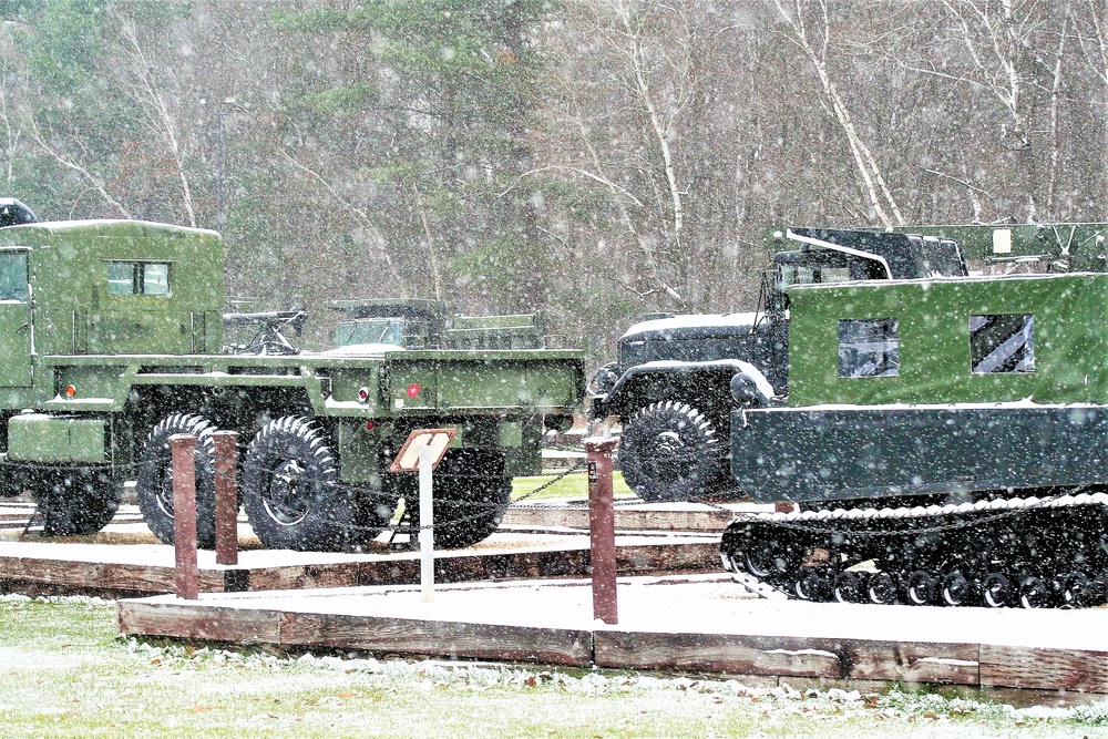 Fort McCoy's Equipment Park in Historic Commemorative Area