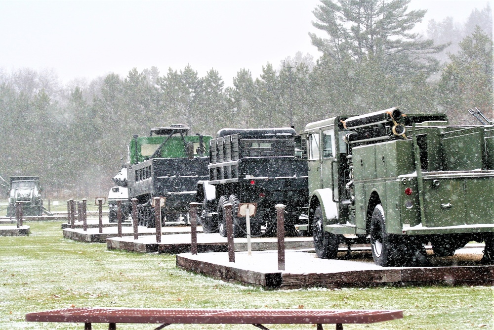 Fort McCoy's Equipment Park in Historic Commemorative Area