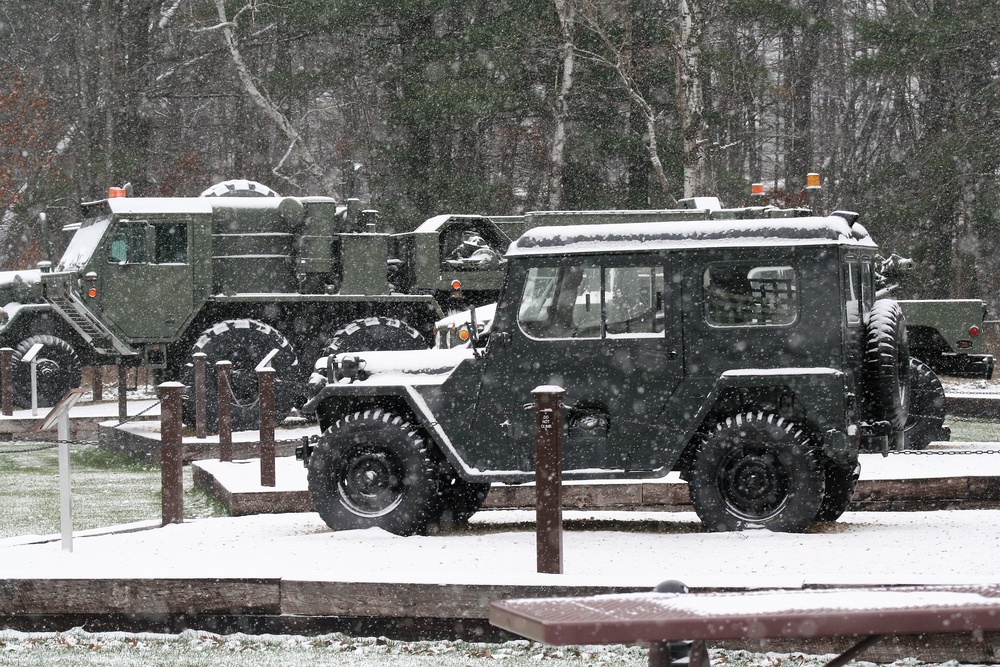 Fort McCoy's Equipment Park in Historic Commemorative Area