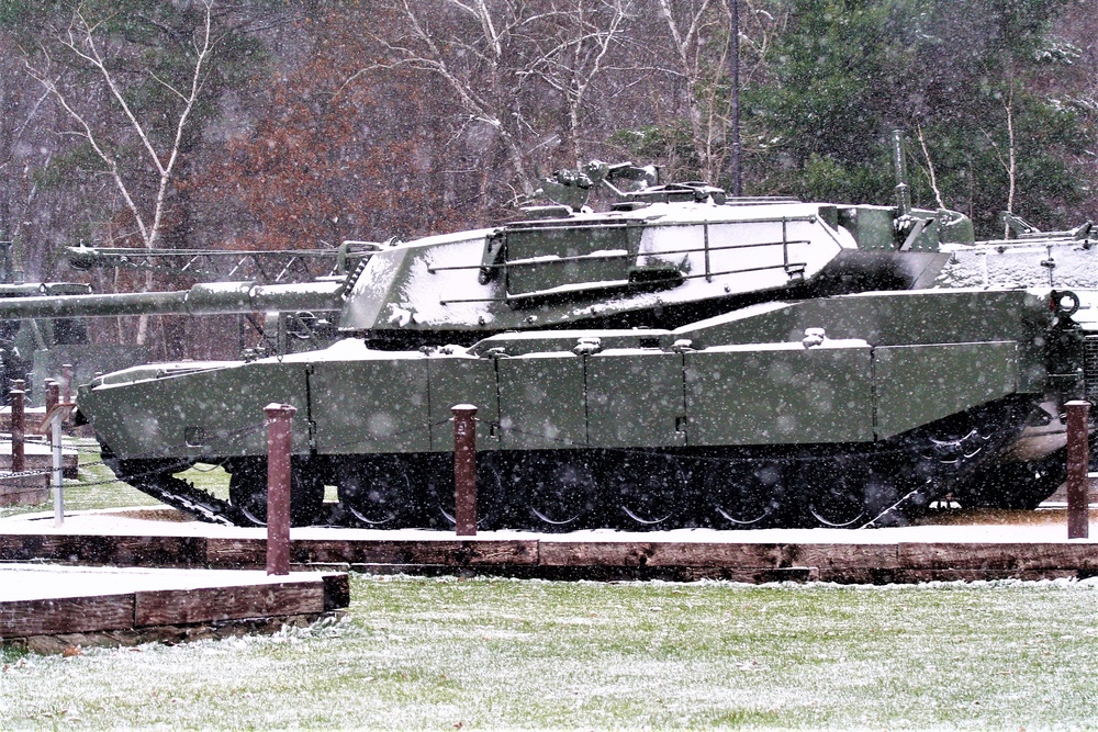 Fort McCoy's Equipment Park in Historic Commemorative Area