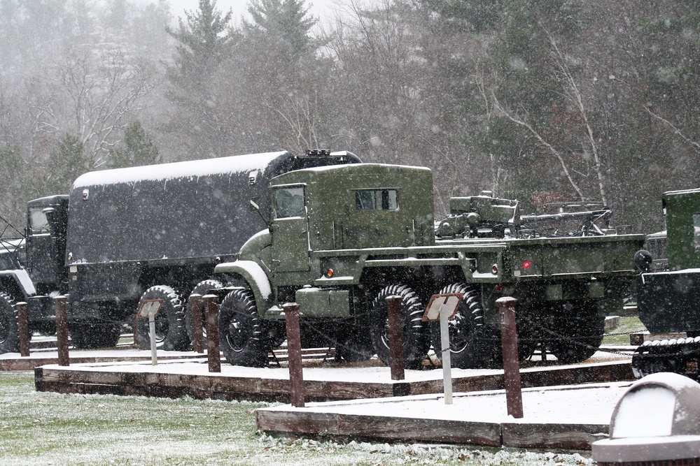 Fort McCoy's Equipment Park in Historic Commemorative Area