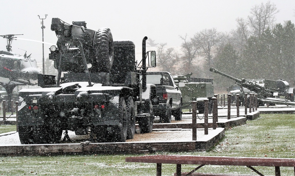 Fort McCoy's Equipment Park in Historic Commemorative Area