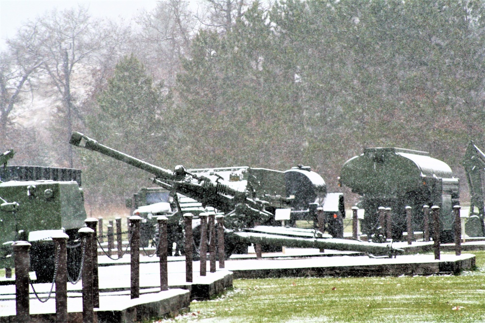 Fort McCoy's Equipment Park in Historic Commemorative Area