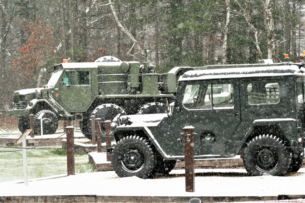 Fort McCoy's Equipment Park in Historic Commemorative Area