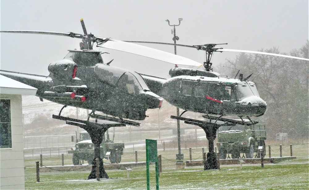 Fort McCoy's Equipment Park in Historic Commemorative Area