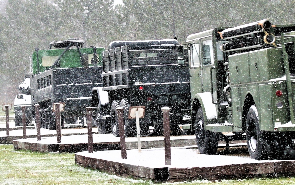 Fort McCoy's Equipment Park in Historic Commemorative Area