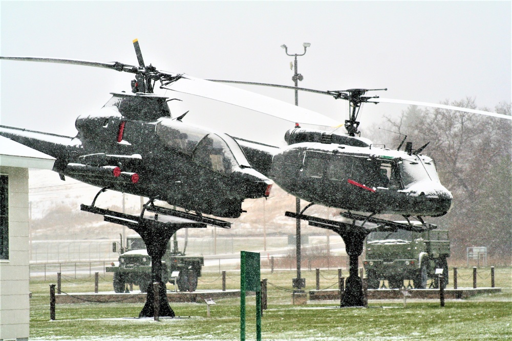 Fort McCoy's Equipment Park in Historic Commemorative Area