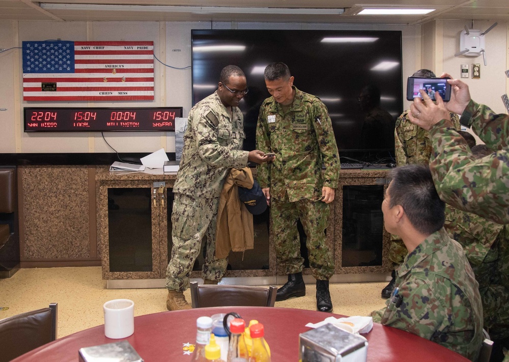 JGSDF 5th Sgt. Training Unit's Command Sgt. Maj Course Visits CFAS