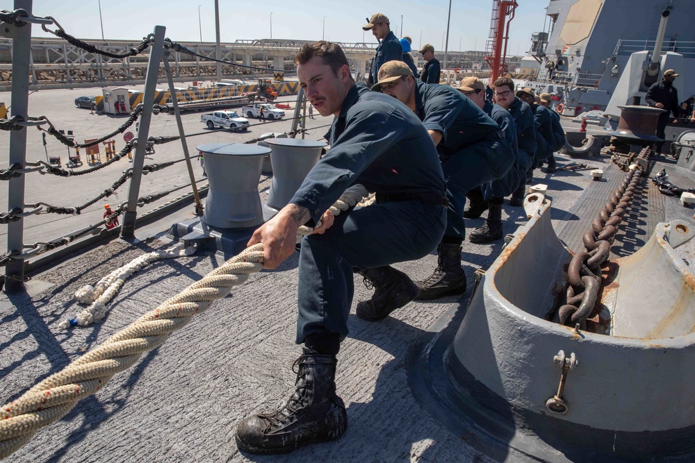 USS Nitze Daily Operations