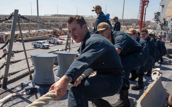 USS Nitze Daily Operations