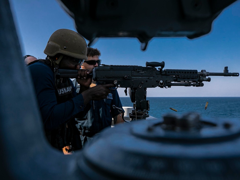 USS Delbert D. Black Conducts Live-Fire Weapons Qualification Shoot