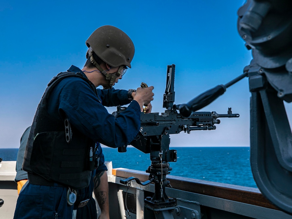 USS Delbert D. Black Conducts Live-Fire Weapons Qualification Shoot