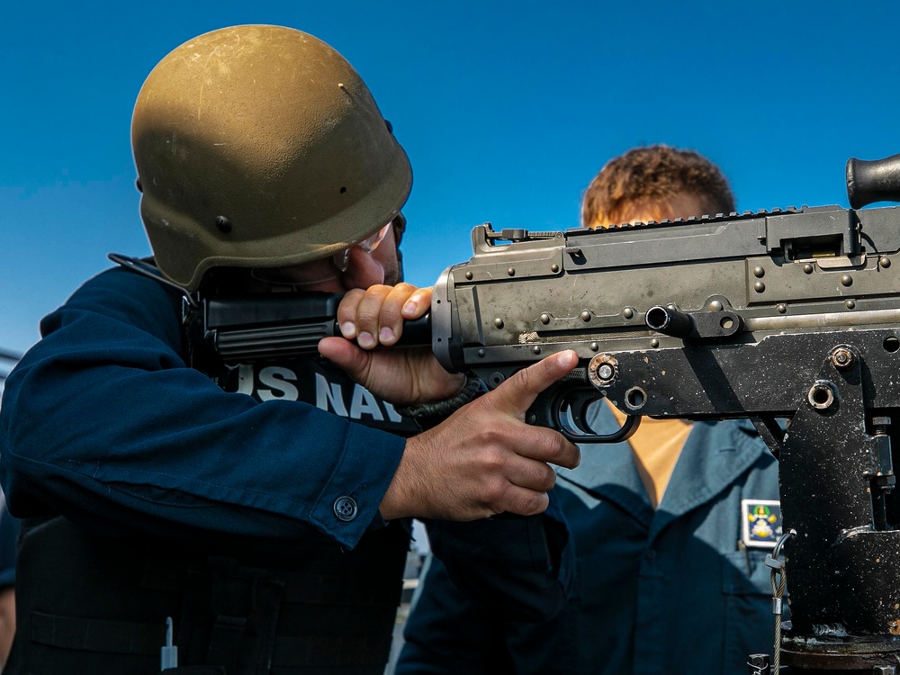 USS Delbert D. Black Conducts Live-Fire Weapons Qualification Shoot