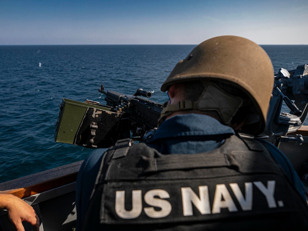 USS Delbert D. Black Conducts Live-Fire Weapons Qualification Shoot