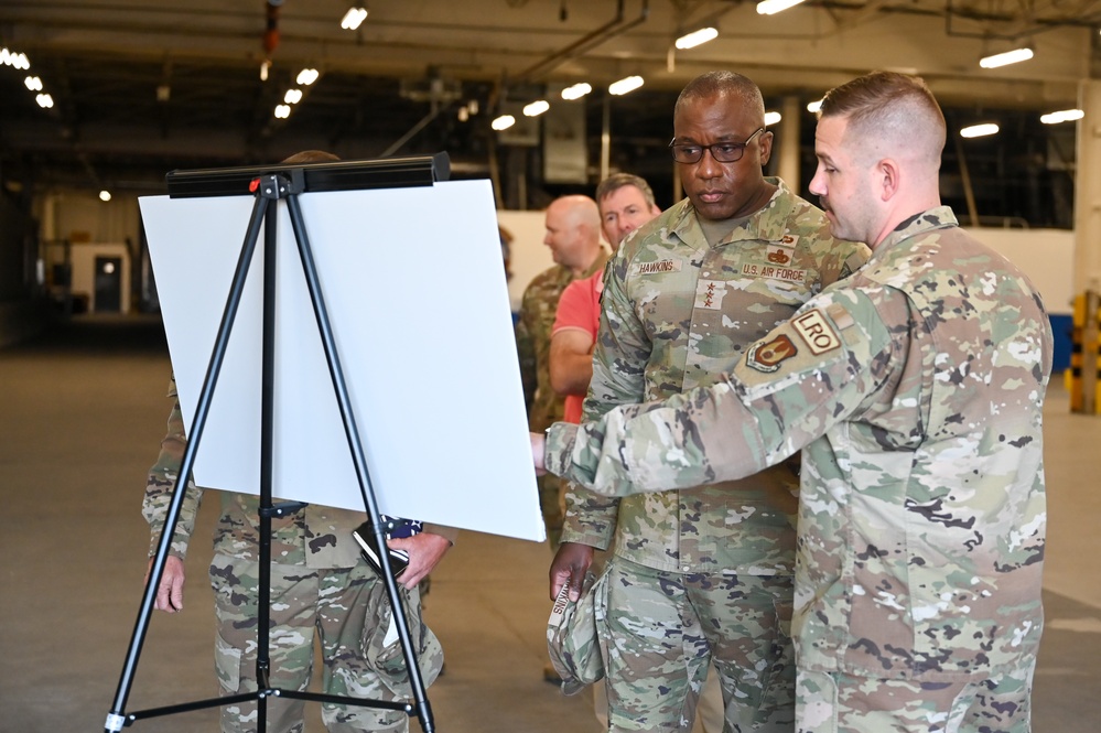 AFSC top leadership visits Hill AFB